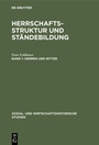Cover: Herrschaftsstruktur und Ständebildung / Herren und Ritter - Oldenbourg Wissenschaftsverlag