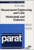 Cover: Dictionary of Measuring Engineering and Units /W&ouml;rterbuch Messtechnik und Einheiten - Wiley-VCH