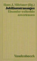 Cover: Jubil&auml;umstrauungen - Vandenhoeck & Ruprecht