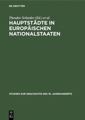 Cover: Hauptst&auml;dte in europ&auml;ischen Nationalstaaten - Oldenbourg Wissenschaftsverlag