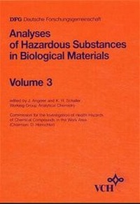Enlarge image Cover: "MAK-Collection for Occupational Health and Safety. Part IV: Biomonitoring.... - Wiley-VCH