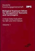 Cover: "The MAK-Collection for Occupational Health and Safety. Part II:... / Biological Exposure Values for Occupational Toxicants and Carcinogens - Wiley-VCH