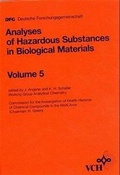 Cover: "MAK-Collection for Occupational Health and Safety. Part IV: Biomonitoring.... - Wiley-VCH