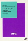 Cover: Gesundheitssystemforschung in Deutschland - Wiley-VCH