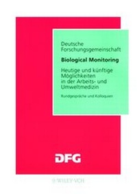 Enlarge image Cover: Biological Monitoring - Wiley-VCH