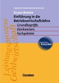 Cover: Einf&uuml;hrung in die Betriebswirtschaftslehre - Cornelsen Verlag GmbH