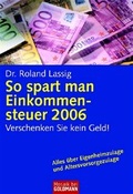 Cover: So spart man Einkommenssteuer 2006 - Goldmann