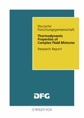 Cover: Thermodynamic Properties of Complex Fluid Mixtures - Wiley-VCH