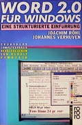 Cover: WORD 2.0 f&uuml;r Windows - Rowohlt Taschenbuch