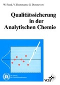 Cover: Qualit&auml;tssicherung in der Analytischen Chemie - Wiley-VCH