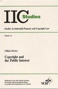 Cover: Copyright and the Public Interest - Wiley-VCH