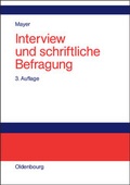 Cover: Interview und schriftliche Befragung - Oldenbourg Wissenschaftsverlag