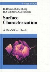 Enlarge image Cover: Surface Characterization - Wiley-VCH