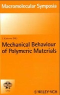 Cover: Mechanical Behaviour of Polymeric Materials - Wiley-VCH