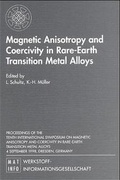Cover: Magnetic Anisotropy and Coercivity in Rare-Earth Transition Metal Alloys - Wiley-VCH
