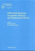 Cover: Differential Equations, Asymptotic Analysis, and Mathematical Physics - Wiley-VCH
