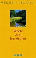 Cover: Worte zum Innehalten - Verlag Herder