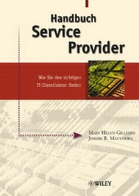 Enlarge image Cover: Handbuch Service Provider - Wiley-VCH