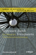 Cover: Vertrauen durch Transparenz - Wiley-VCH