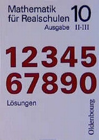 Enlarge image Cover: Mathematik für Realschulen - Oldenbourg Wissenschaftsverlag