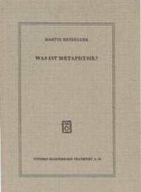 Enlarge image Cover: Was ist Metaphysik? - Vittorio Klostermann Verlag