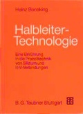 Cover: Halbleiter-Technologie - Vieweg+Teubner Verlag