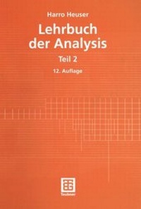 Enlarge image Cover: Lehrbuch der Analysis - Vieweg+Teubner Verlag