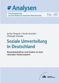 Cover: Soziale Umverteilung in Deutschland - IW Medien
