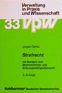 Cover: Strafrecht - Deutscher Gemeindeverlag