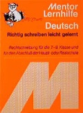 Cover: Richtig schreiben leicht gelernt - Mentor
