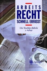 Abbildung von: Arbeitsrecht - Schnell erfasst - Springer