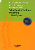 Cover: Schreiben im Studium: mit Erfolg (Neubearbeitung) - Cornelsen Verlag GmbH