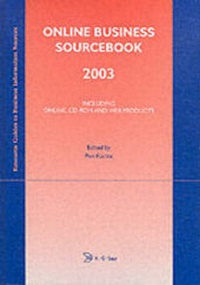 Enlarge image Cover: Online Business Sourcebook 2003 - De Gruyter Saur