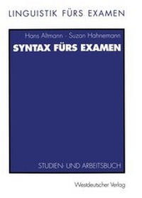 Enlarge image Cover: Syntax fürs Examen - VS Verlag für Sozialwissenschaften