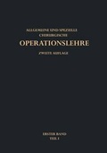 Cover: Allgemeine Operationslehre - Springer