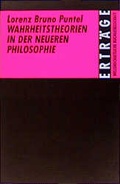Cover: Wahrheitstheorien in der neueren Philosophie - Wissenschaftliche Buchgesellschaft (Wbg)