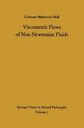 Cover: Viscometric Flows of Non-Newtonian Fluids - Springer