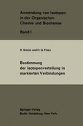 Cover: Bestimmung der Isotopenverteilung in markierten Verbindungen - Springer