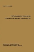 Cover: Integrability Theorems for Trigonometric Transforms - Springer