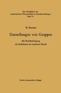 Cover: Darstellungen von Gruppen - Springer