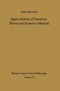 Cover: Approximation of Functions: Theory and Numerical Methods - Springer