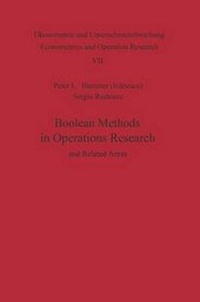 Enlarge image Cover: Boolean Methods in Operations Research and Related Areas - Springer