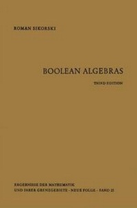 Abbildung von: Boolean Algebras - Springer