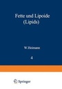 Cover: Fette und Lipoide (Lipids) - Springer