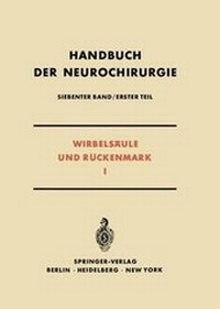 Enlarge image Cover: Wirbelsäule und Rückenmark I - Springer