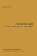Cover: S&eacute;ries de Fourier absolument convergentes - Springer