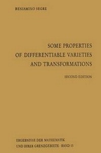 Abbildung von: Some Properties of Differentiable Varieties and Transformations - Springer