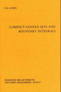 Enlarge image Cover: Compact Convex Sets and Boundary Integrals - Springer