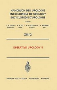 Enlarge image Cover: Operative Urology II - Springer