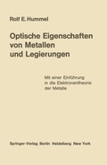 Cover: Optische Eigenschaften von Metallen und Legierungen - Springer